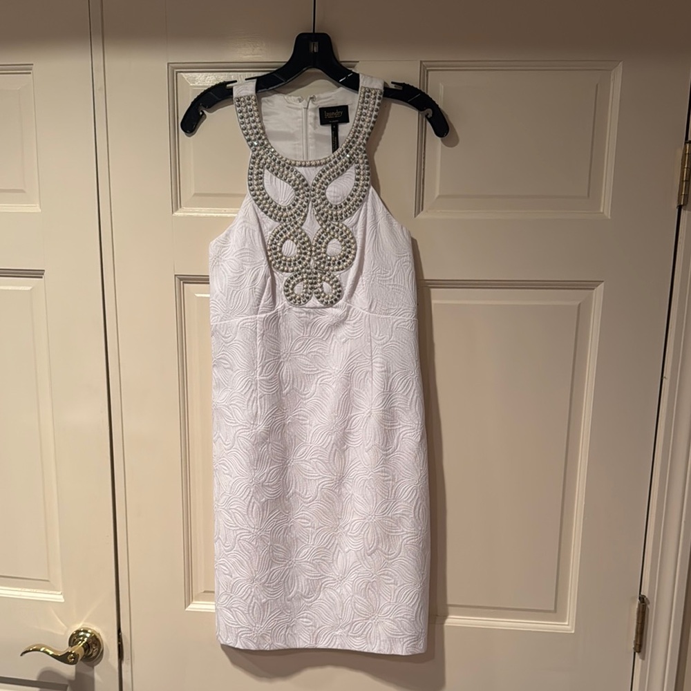 White Embellished Dress